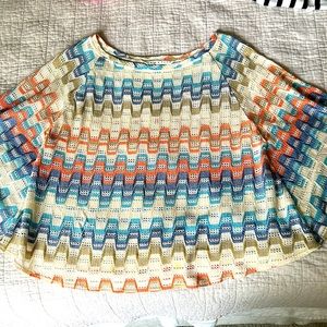 Trina Turk poncho style top